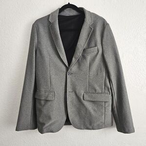 Kenneth Cole Blazer Jacket Sport Coat Men's S Heather Grey Two Button Dresswear
